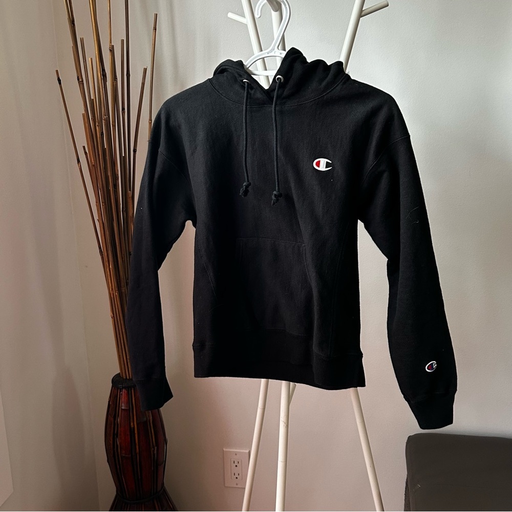 Champion Black Reverse Weave Hoodie